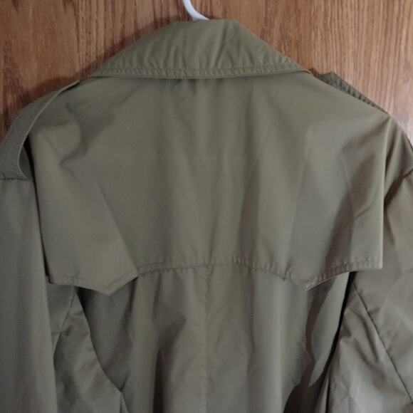 VINTAGE TOTES Trench Rain Coat Mens XL British Crown Colony Hong Kong Utility - Picture 10 of 11